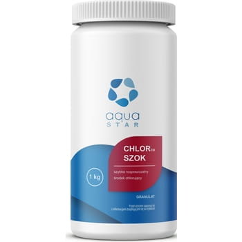 Chlortix Szok 1 Kg Środek Do Szybkiej Dezynfekcji Wody Basenowej Aquastar - M&C