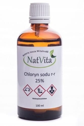 Zdjęcia - Witaminy i składniki mineralne Chloryn sodu 25 MMS 100ml NatVita