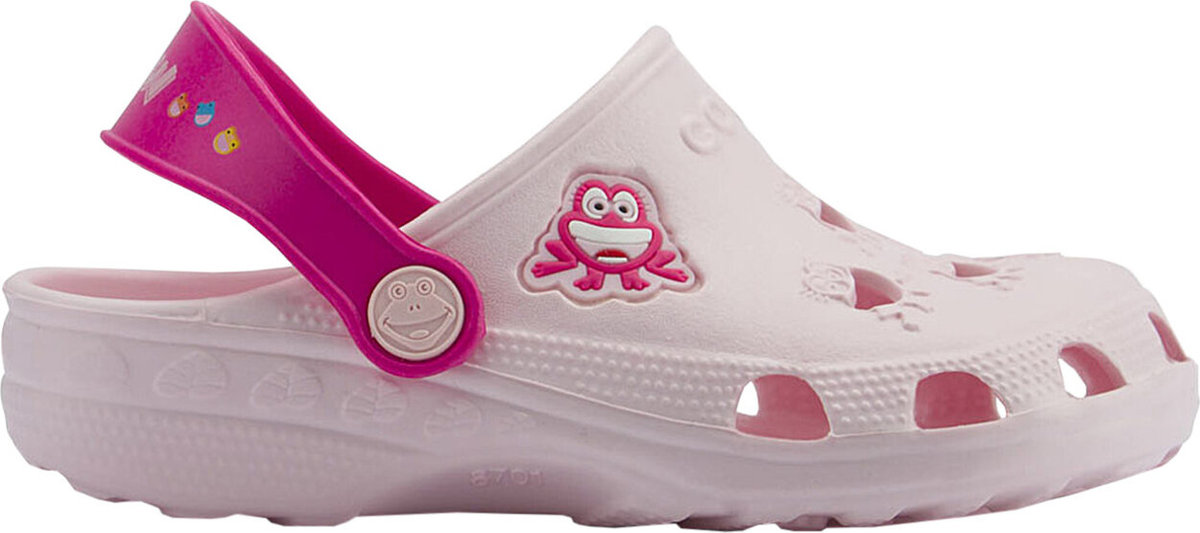 Chodaki dla dzieci Coqui Little Frog różowe 87011005536A/8701100