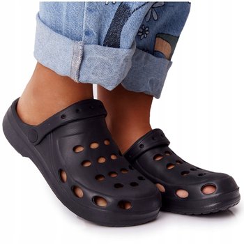 Chodaki Klapki Piankowe Czarne Ogrodowe Basenowe 38 - Inna marka