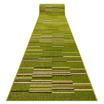 Chodnik DYWANY ŁUSZCZÓW HEAT-SET FRYZ NELI zieleń 100 cm, 100x710 cm - Dywany Łuszczów
