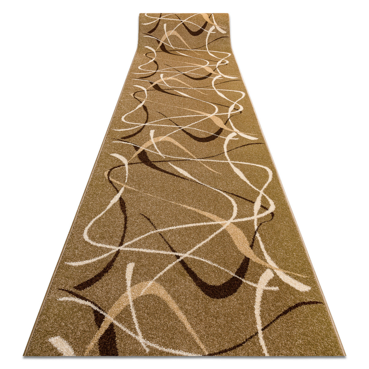 Tapis de couloir KARMEL FRYZ - ARABICA marron 80 cm 80x750 cm | Leroy