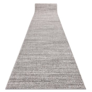 Chodnik SIZAL FLOORLUX wzór 20389 srebrny  / czarny 70 cm, 70x1300 cm - Dywany Łuszczów