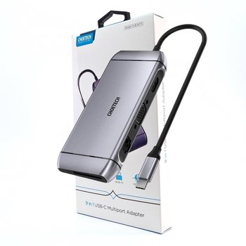 CHOETECH HUB-M15 USB-C 9w1 USB 3.0 HDMI 4k VGA RJ4 - ChoeTech