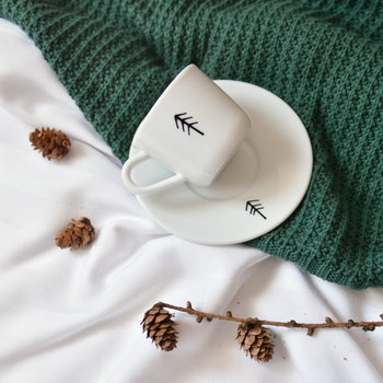 CHOINKA ręcznie malowana filiżanka espresso / My Mug Company - My Mug Company