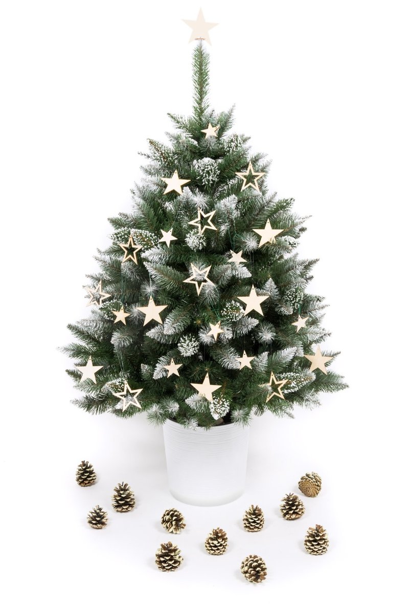 Choinka sztuczna Sosna Diamentowa w donicy, 110 cm