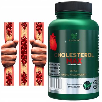 Cholesterol Max Monakolina Bergamotka, Suplement diety, 60 kaps. - Lanco Nutrition