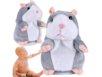 Chomik interaktywny gadający przedrzeźniacz gaduła szary - PrzydaSie.pl