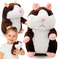 CHOMIK INTERAKTYWNY GADAJCY POWTARZA SLOWA MASKOTKA ZABAWKA EDUKACYJNA