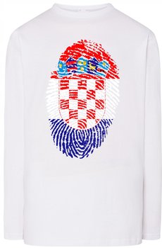 Chorwacja Flaga Odcisk Bluza Longsleeve Rozm.XXL - Inna marka