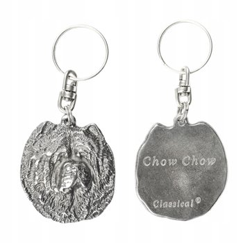 Chow Chow - Posrebrzany Brelok Z Psem W Pudełku Ozdobnym, Ozdoba Torebki, Zawieszka Do Plecaka Marki Art-Dog - Art-Dog