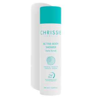 Chrissie, Active Body, Nawilżający Peeling Pod Prysznic, 200ml - Chrissie Cosmetics