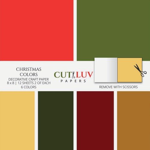 Paper W Christmas Colors Decorative Craft Paper - W opisie | Książka w Empik