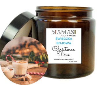 Christmas Time 120Ml Świeca , Świeczka Sojowa Zapachowa - Mamasi Candle