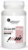 Chrom GTF Active Cr-Complex 200 µg x 100 tabl suplement diety || Aliness