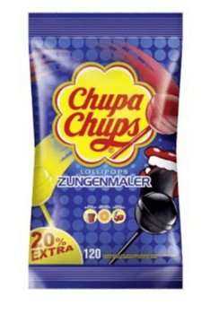 Chupa Chups, lizaki owocowe barwiące język, 120 sztuk - Chupa Chups