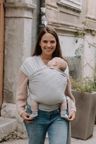 Chusta do noszenia dziecka BOBA Wrap - jasny szary