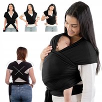 CHUSTA DO NOSZENIA NIEMOWLĄT ELASTYCZNA 0.58X5.3M DLA NOWORODKÓW 3-15KG