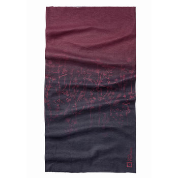 Chusta Jack Wolfskin Basic Neckgaiter Sangria Red - Jack Wolfskin