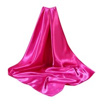 Chusta na Głowę Różowa Szalik Apaszka do Włosów Duża Satynowa do Wiązania