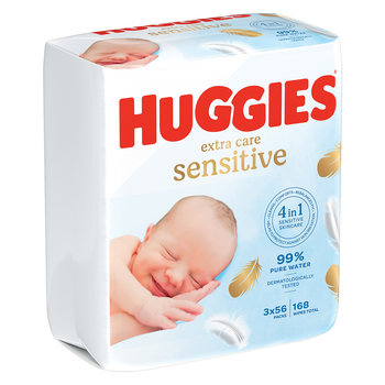 Chusteczki nawilżane HUGGIES Extra Care Sensitive 168 szt - Huggies