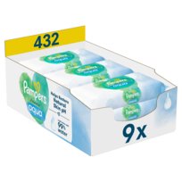 Chusteczki Nawilżane Pampers Harmonie Aqua, 9 x 48 szt. (432 szt.)