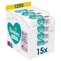 Chusteczki Nawilżane Pampers Sensitive, 15 x 80 szt. (1200 szt.)