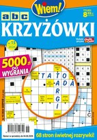 Chwila dla Ciebie Wydanie Specjalne ABC Krzyżówki Wydawnictwo Bauer Sp z o.o. S.k.