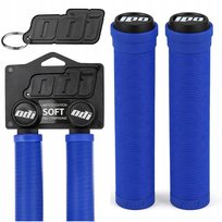 CHWYTY ROWEROWE DO KIEROWNICY ODI SOFT LONGNECK GRIP GUMA GRIPY NIEBIESKIE ODI