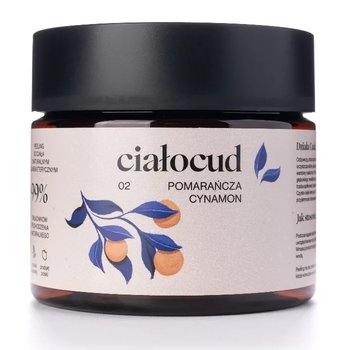 Ciałocud, Naturalny odżywczy peeling do ciała Pomarańcza z Cynamonem, 250 g - Ciałocud