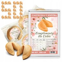 Ciasteczka z Wróżbą dla gości Komplementy dla Ciebie Ciastko Szczęścia 50
