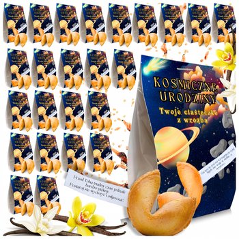 CIASTECZKA Z WRÓŻBĄ "Magiczne urodziny" podziękowanie gift KOSMOS 25 szt - D&D Fun Cookies
