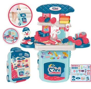 CIASTOLINA Mini Kuchnia 37 elementów WALIZKA na kółkach dla dzieci - Inna marka