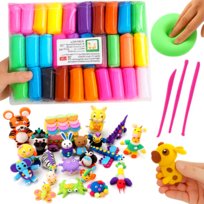 Ciastolina Piankolina Masa Plastyczna Kreatywna 36 Kolorów Zestaw Dla Dzieci