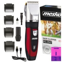 Cicha strzyżarka dla zwierząt MESKO MS2847 USB