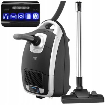 Cichy Odkurzacz Workowy Tradycyjny Lekki 3200W 18kPa 5 Programów Mocy Filtr Adler AD7069 - Adler