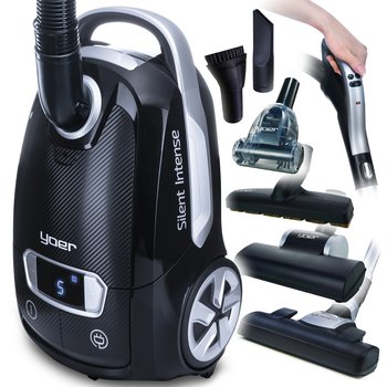 Cichy Odkurzacz workowy Yoer HEPA +6 szczotek INTELIGENTNY +PILOT - Yoer