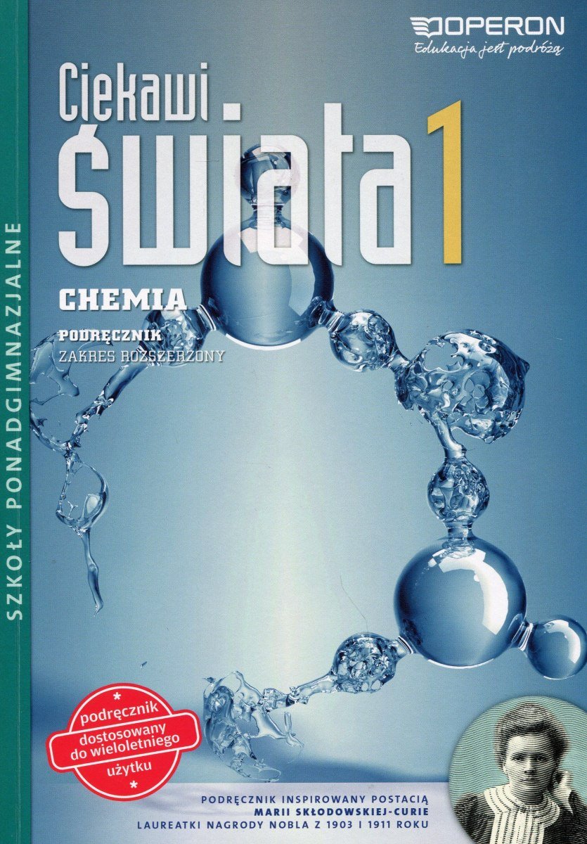 Ciekawi świata 1. Chemia. Podręcznik. Zakres rozszerzony. Szkoła