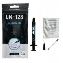 Ciekły metal termoprzewodzący LK-128W/mk 3g GAMINGOWY NA CPU GPU THERMAL Inna marka