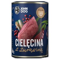 Cielęcina z żurawiną JOHN DOG Berry, 400 g