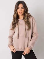 Ciemnobeżowa damska bluza kangurka Georgie-L/XL Inna marka