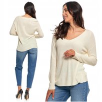 Cienki SWETER DAMSKI Luźny Dzianinowy Wiskoza Elegancki Klasyczny MORAJ XL