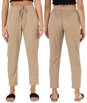 Cienkie Spodnie Damskie Bawełniane Lato 46134-5 XL Inna marka
