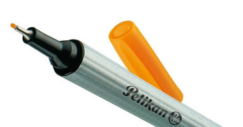 Cienkopis Fineliner 96 0,4mm kreślarski pomarańczowy PELIKAN - pomarańczowy - Pelikan