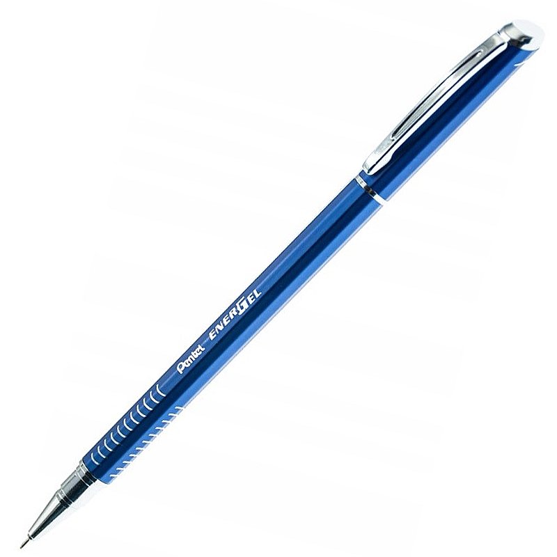 Zdjęcia - Długopis Pentel Cienkopis Kulkowy  Energel Slim 0,5mm Niebieska Obudowa 