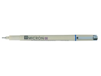Cienkopis Pigma Micron, niebieski, 0,5 mm - BRUYNZEEL