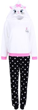 Ciepła, biało-czarna piżama damska Kotka Marie Disney XS - Disney