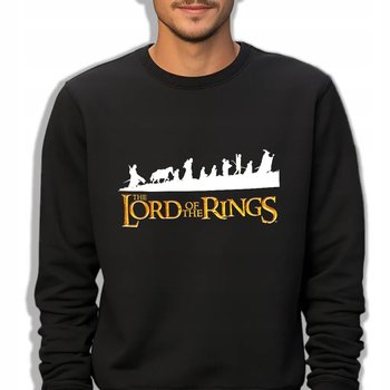 Ciepła Bluza Męska Prezent Władca Pierścieni Drużyna Pierścienia Wzory - S - Inna marka