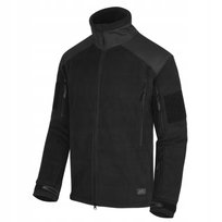 Ciepła Bluza Polarowa Rozpinana Helikon Liberty Double Fleece Czarna 2XL Helikon-Tex
