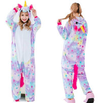 CIEPŁA ZABAWNA PIŻAMA KIGURUMI UNICORN 115-130